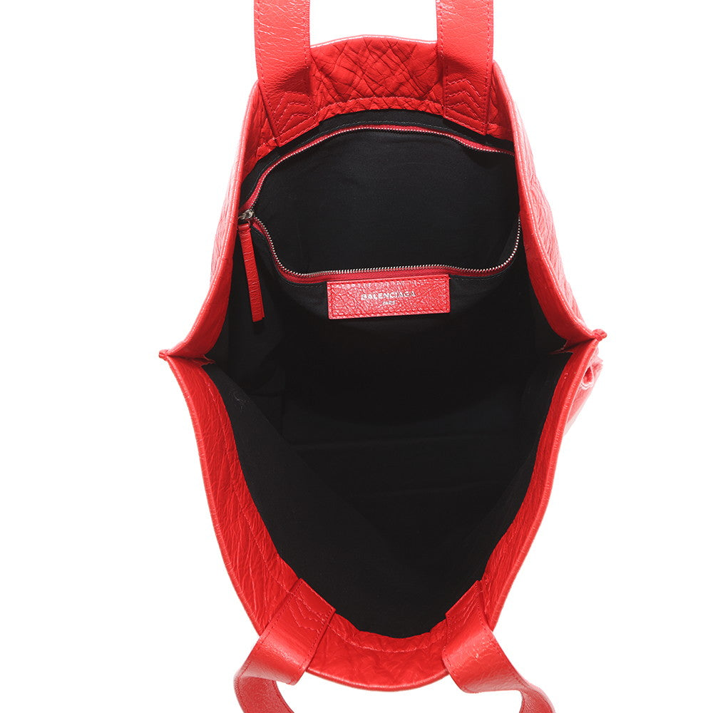 BALENCIAGA Supermarket Shopper Red508454 Leather