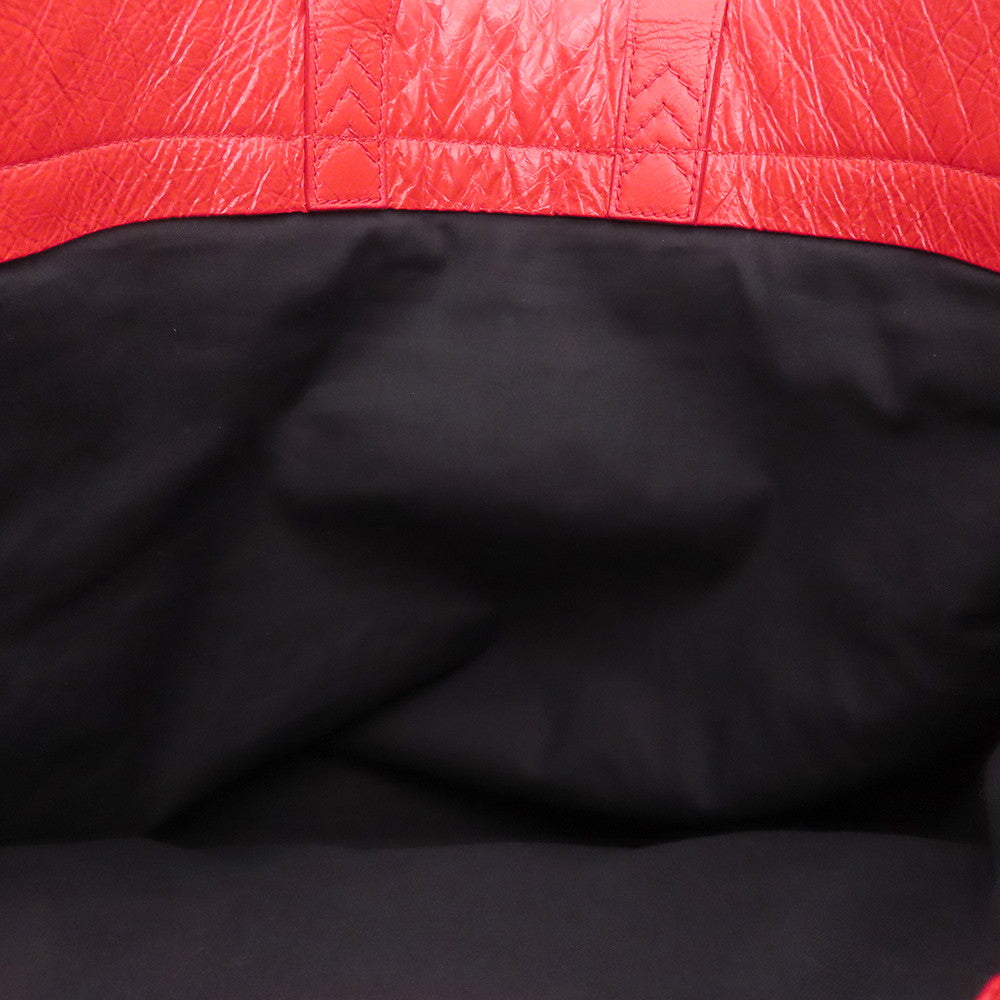 BALENCIAGA Supermarket Shopper Red508454 Leather
