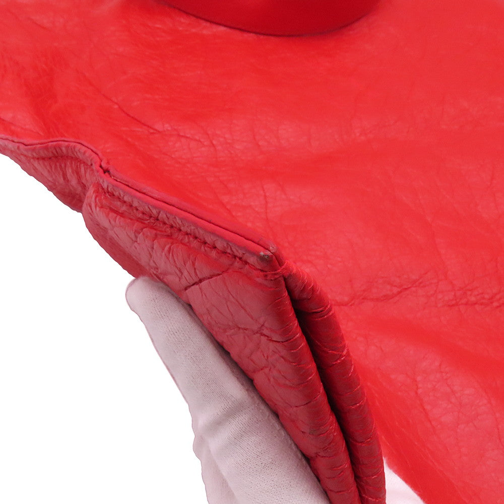 BALENCIAGA Supermarket Shopper Red508454 Leather