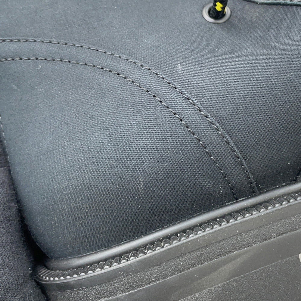 Dior DIORANGER long boots Black Canvas Leather Size 38