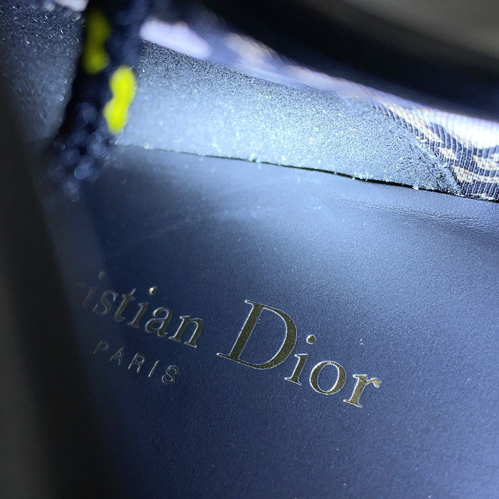 Dior DIORANGER long boots Black Canvas Leather Size 38
