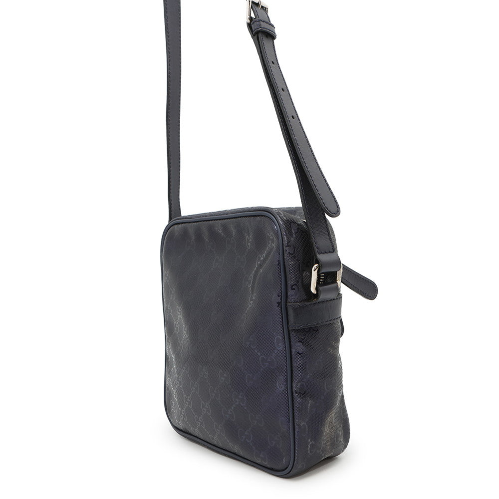 GUCCI GG Imprime Shoulder Blue233268 GG Imprime Leather