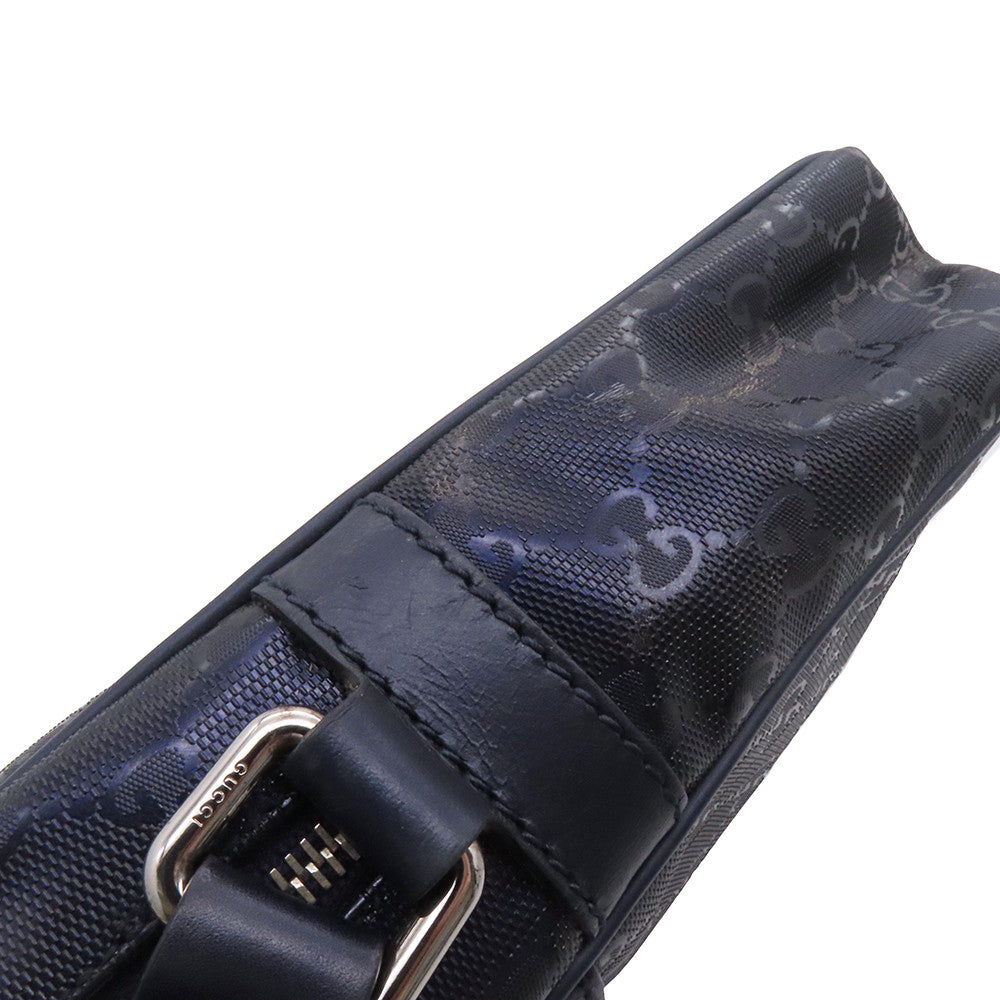 GUCCI GG Imprime Shoulder Blue233268 GG Imprime Leather