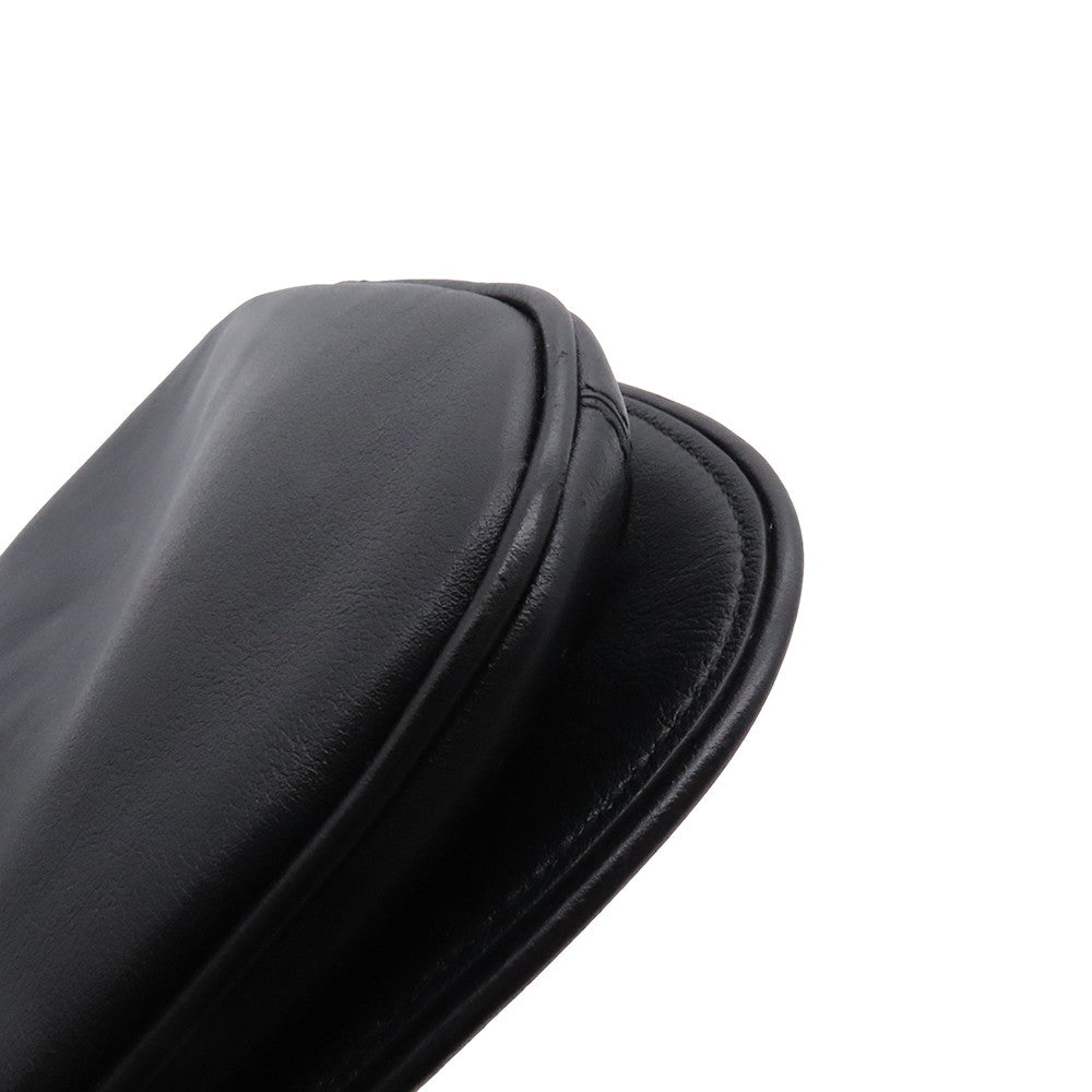 GUCCI Blondie 2WAY Shoulder Black699268 Leather Size Small