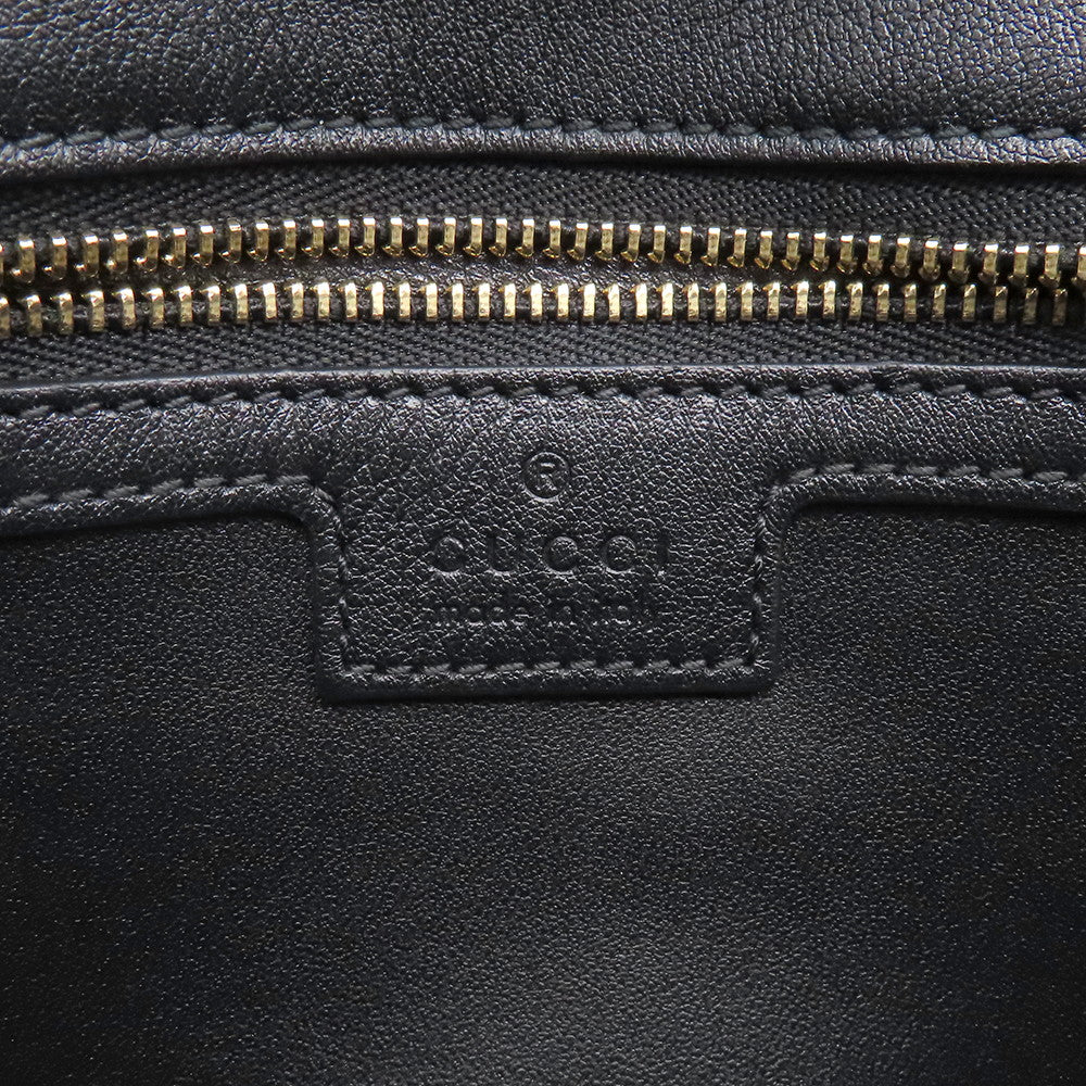 GUCCI Blondie 2WAY Shoulder Black699268 Leather Size Small