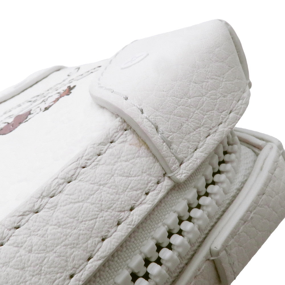 LOUIS VUITTON Soft Trunk / Wallet WhiteM80146 Monogram・Taurillon LV Friend