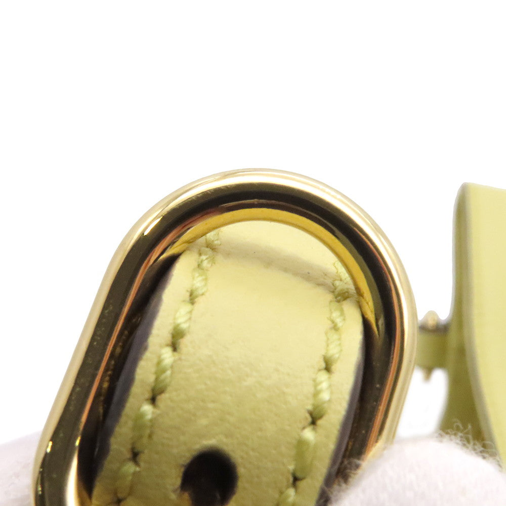 GUCCI Bucket Shoulder Yellow550620 GG Canvas Leather Size Mini
