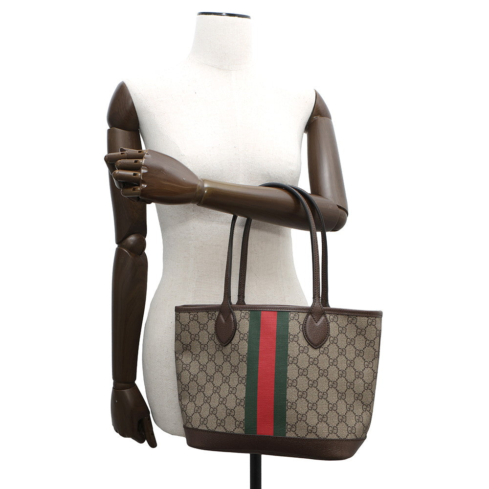 GUCCI Ophidia tote Beige/Brown726762 GG Supreme Leather Size Small