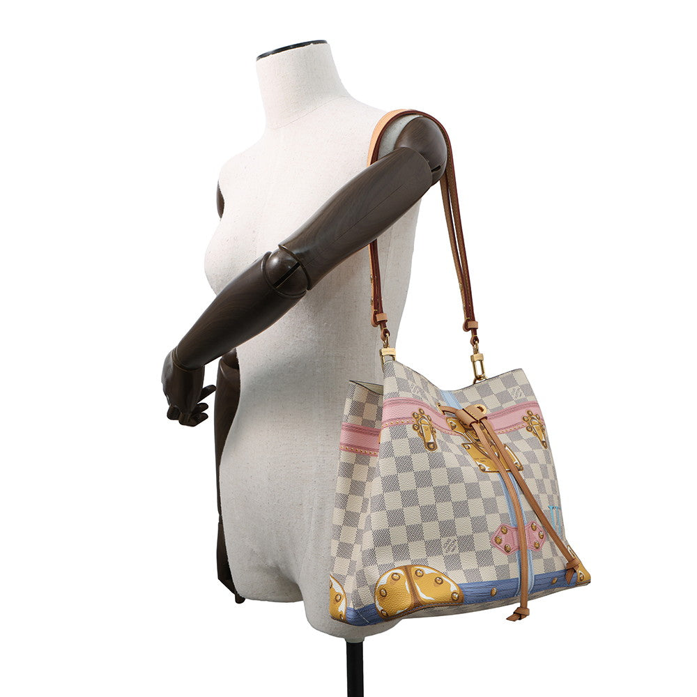 LOUIS VUITTON Neonoe BeigeN41066 Damier Azur Summer Trunk Collection
