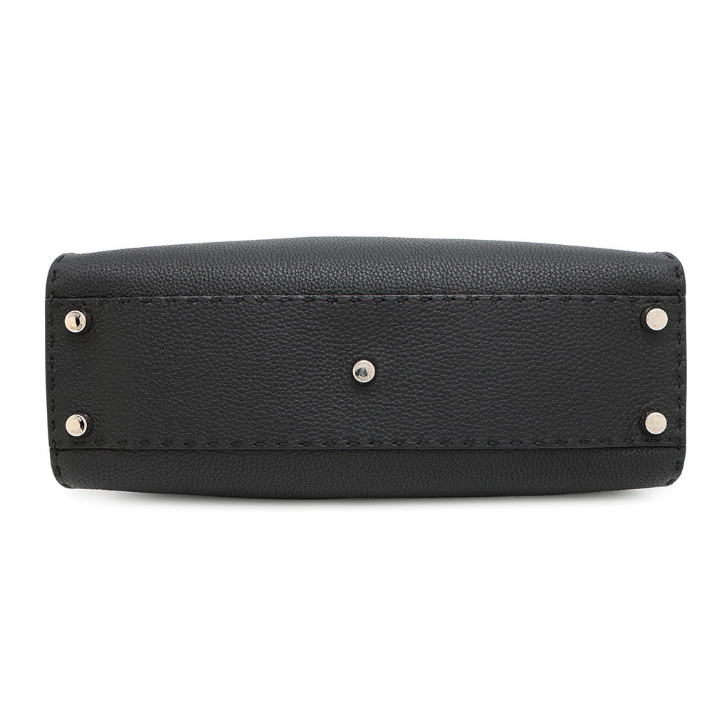 FENDI Selleria Peekaboo Black8BN290 Leather Size regular