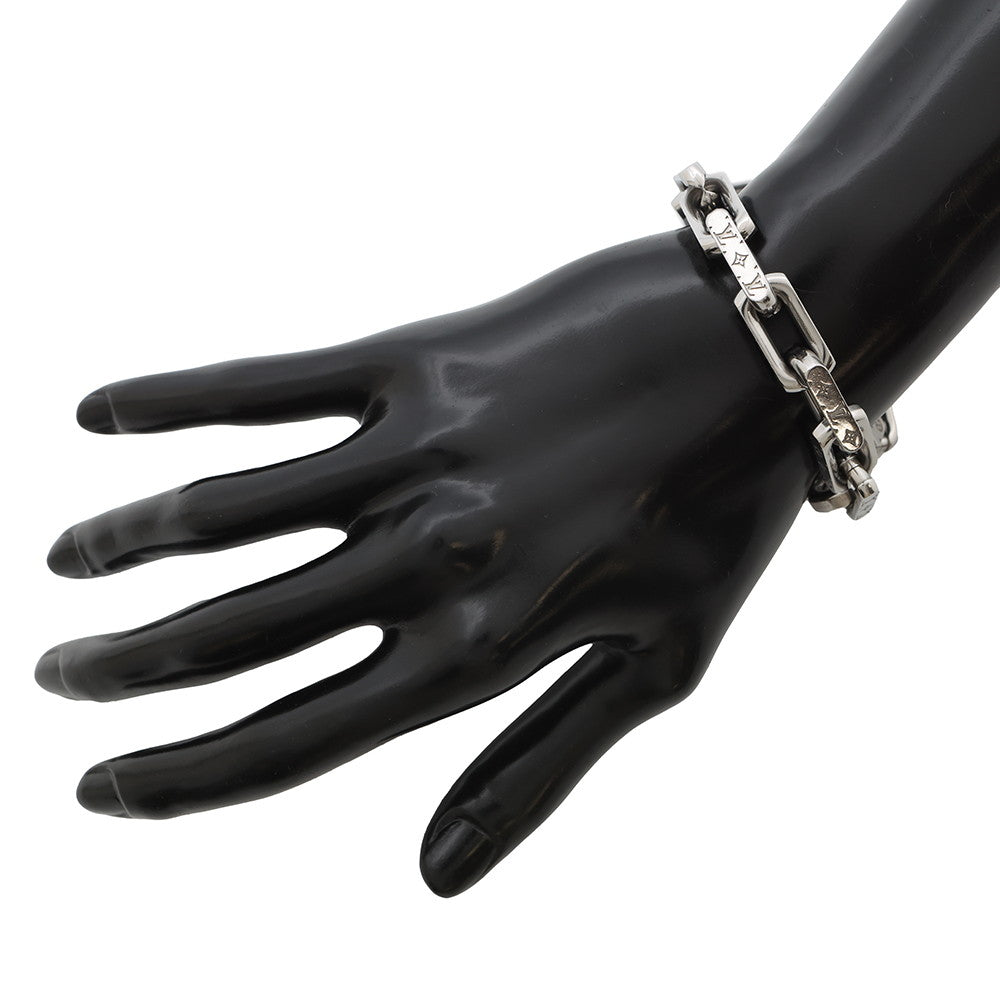 LOUIS VUITTON Bracelet・Monogram Chain SilverM00309 Metal