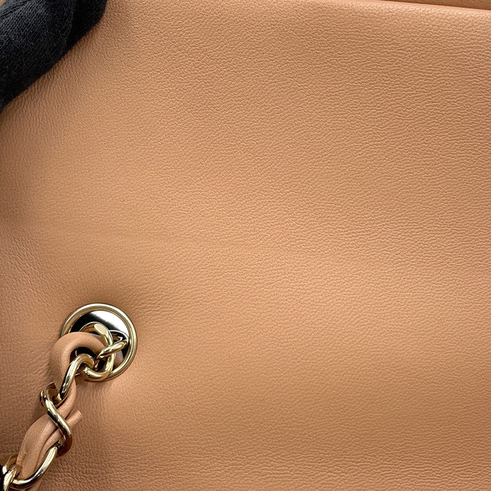 CHANEL Matelasse Single Chain Shoulder Bag BrownA69900 Lambskin Size Mini