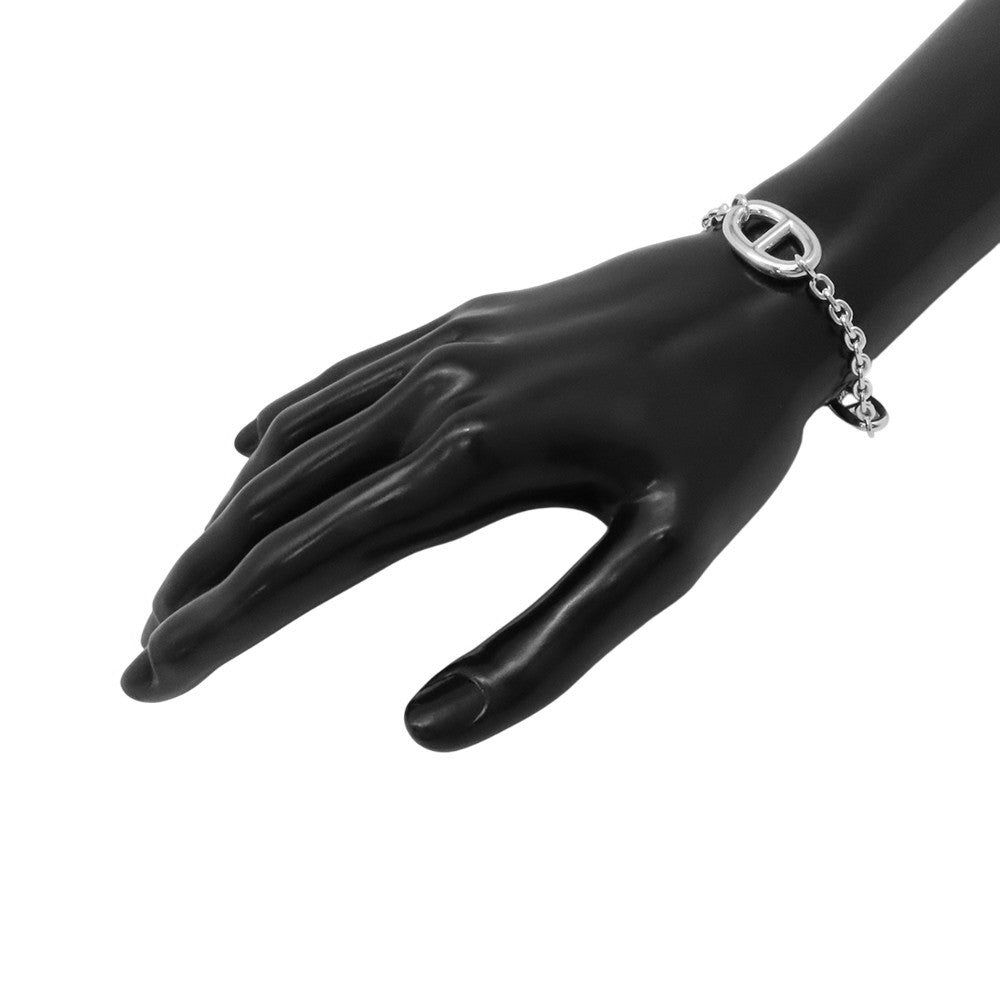 HERMES Chaine d'Ancre Farandole Bracelet Size LG SV925