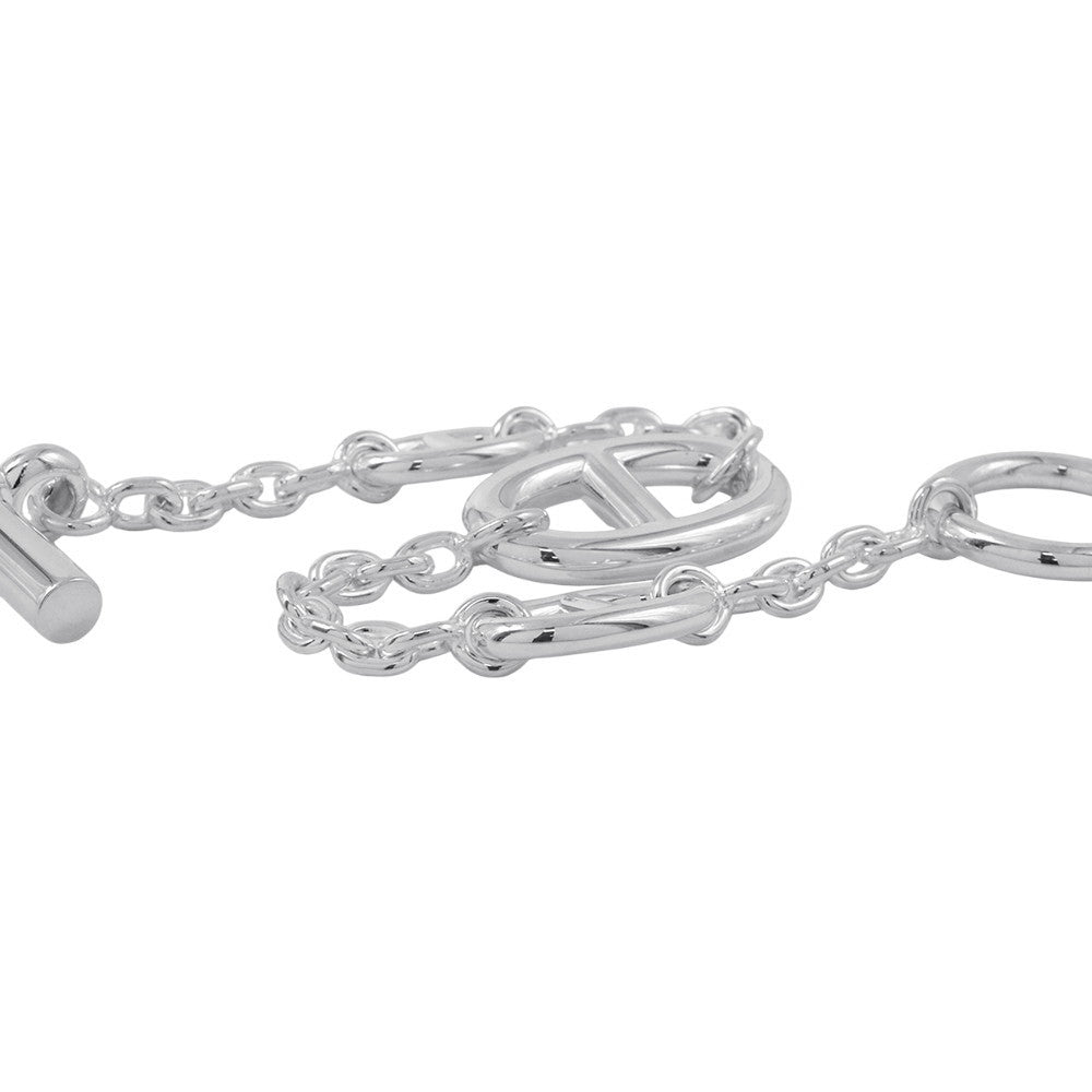 HERMES Chaine d'Ancre Farandole Bracelet Size SH SV925
