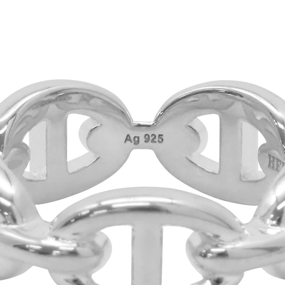 HERMES Chaine d'Ancre Anchene Ring Size PM/52/#12 SV925