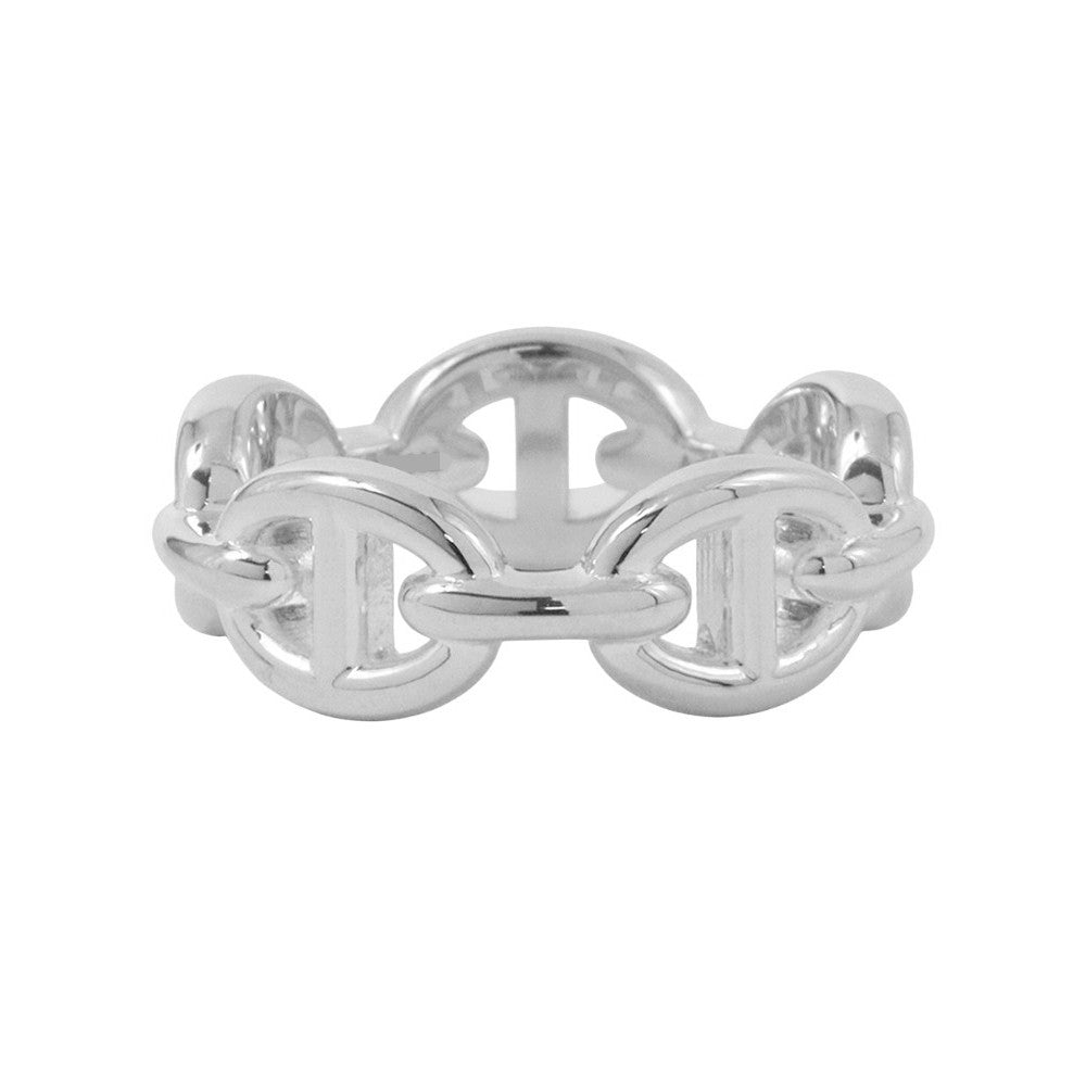 HERMES Chaine d'Ancre Anchene Ring Size PM/50/#10 SV925