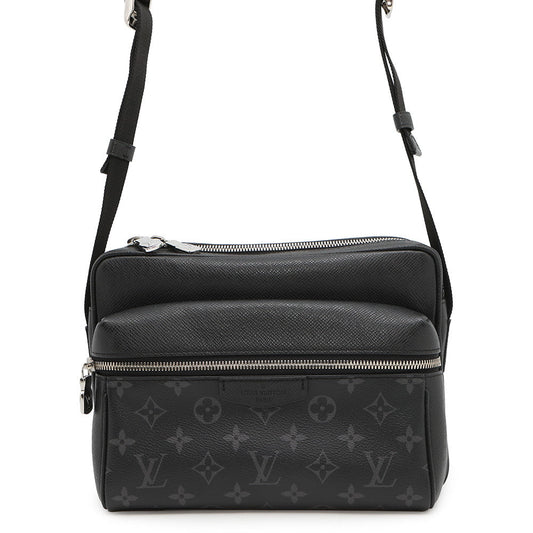 LOUIS VUITTON Outdoor messenger NoirM30233 Taiga Leather Monogram Eclipse Size PM