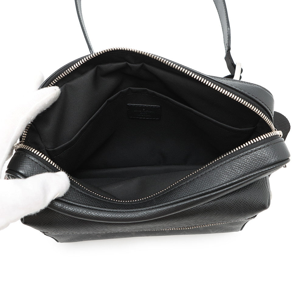 LOUIS VUITTON Outdoor messenger NoirM30233 Taiga Leather Monogram Eclipse Size PM