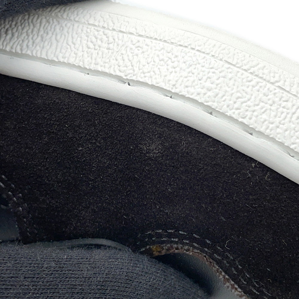 LOUIS VUITTON LV Stadium Sneakers Black1ACUJ3 Monogram Calf Leather Suede Size 38