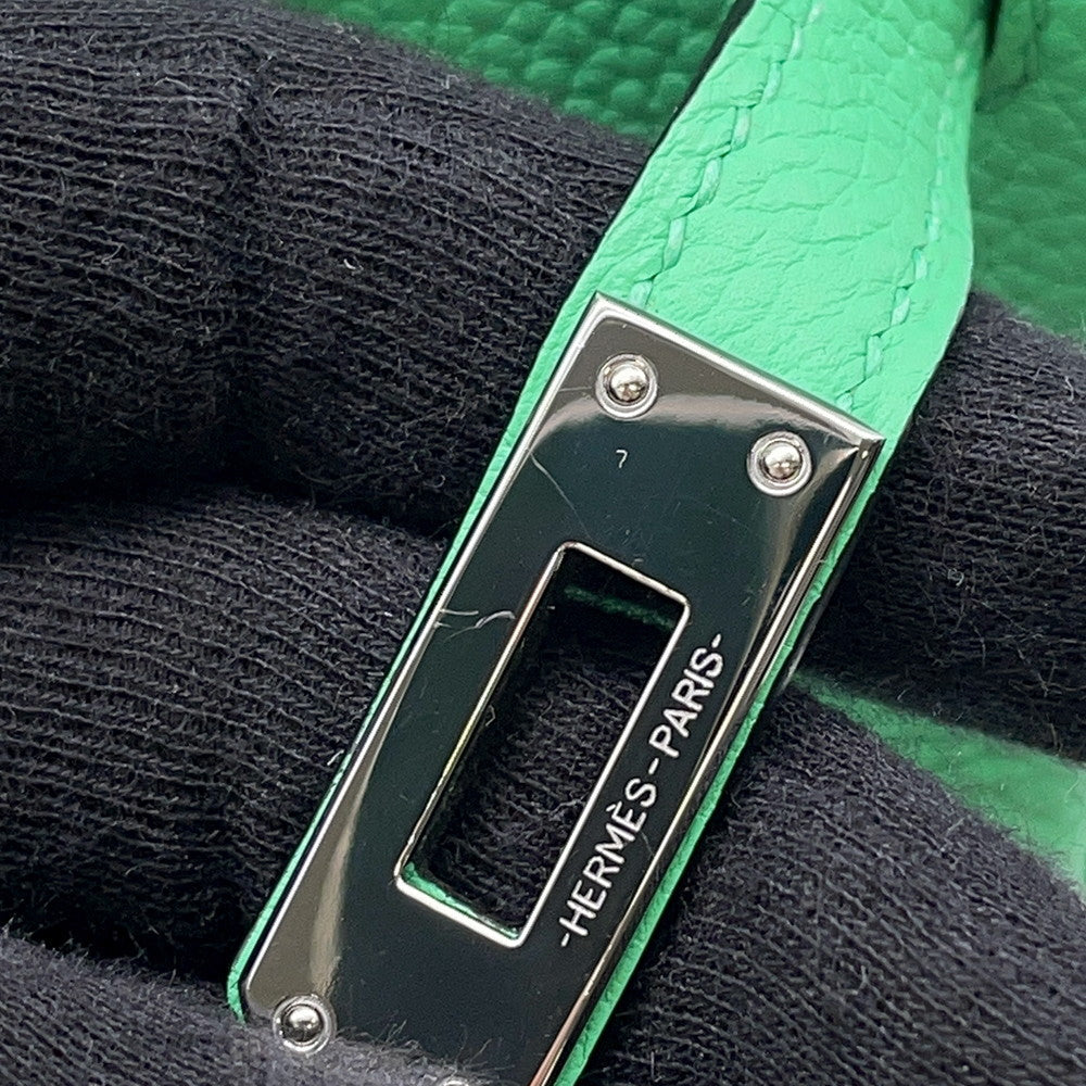 HERMES Birkin VertComic Togo Leather Size 25