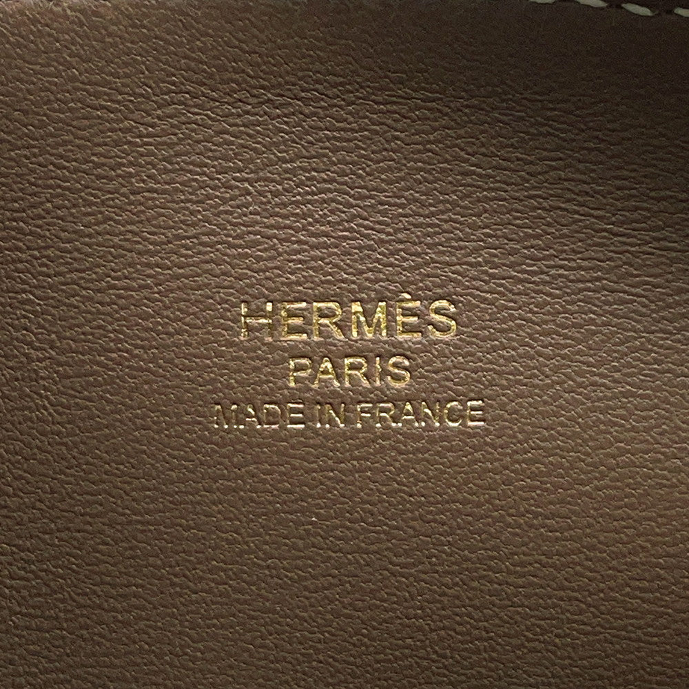 HERMES Bolide 1923 Etoupe Evercolor Size Mini