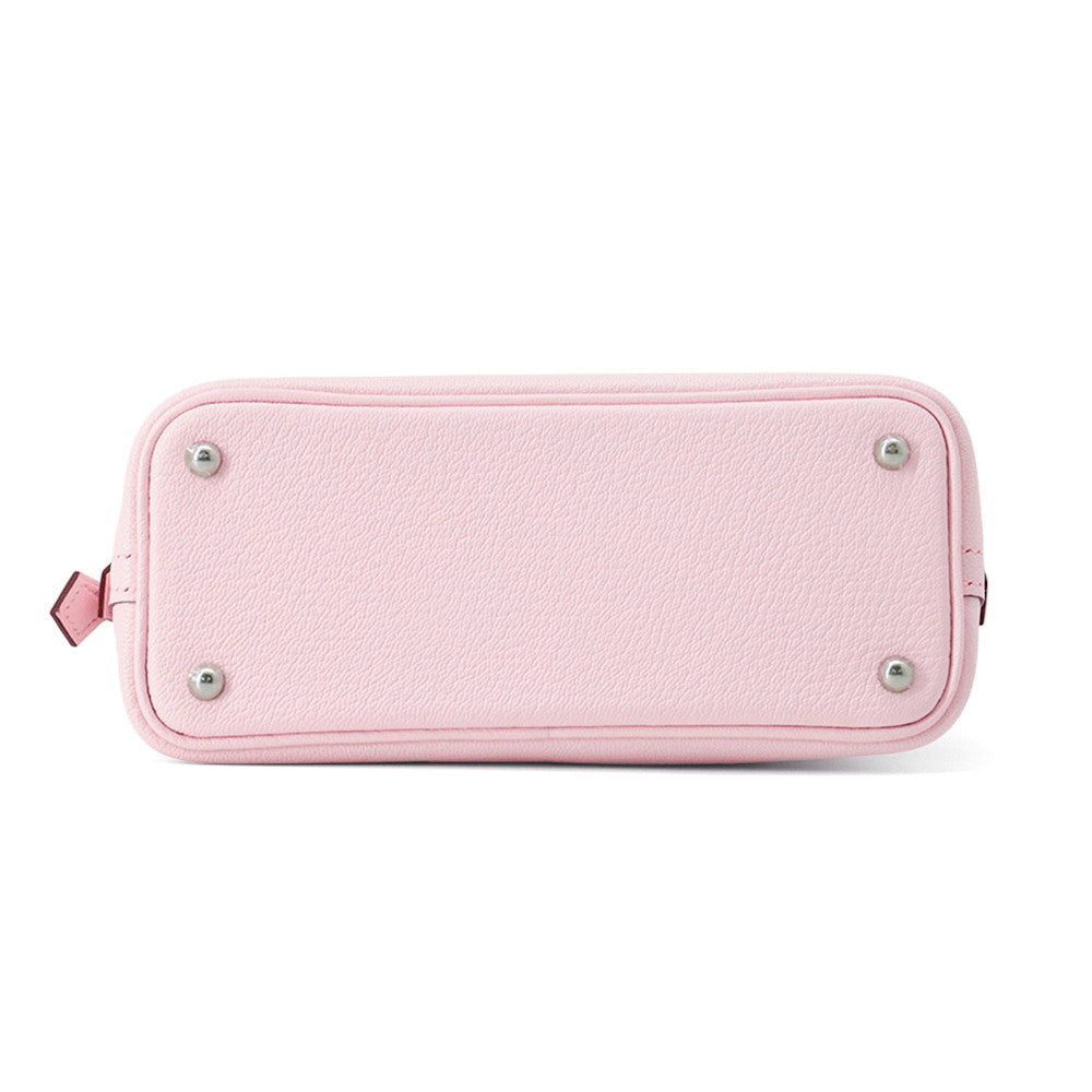 HERMES Bolide 1923 Rose Darling Chevre Myzore Goatskin Size Mini