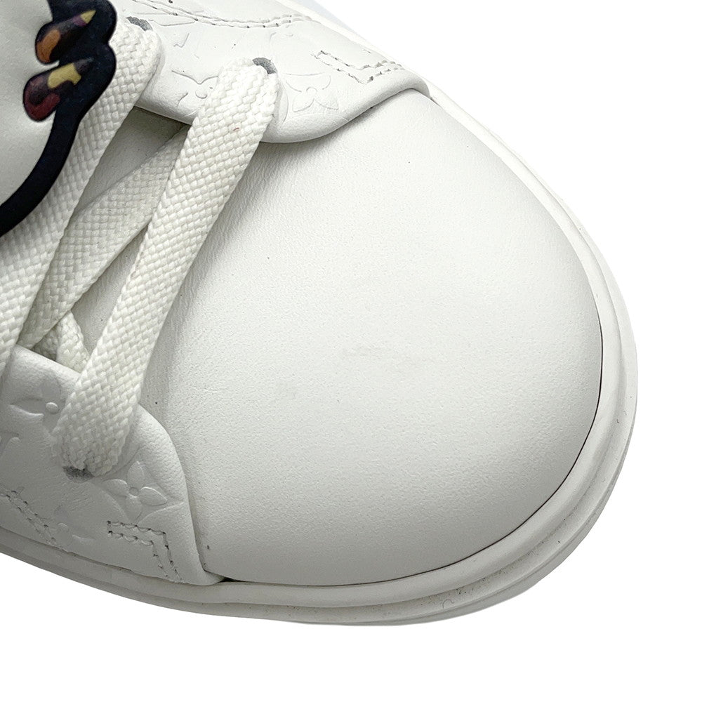 LOUIS VUITTON LV × TM Time Out Sneakers White1AGZGR Calf Leather Size 37