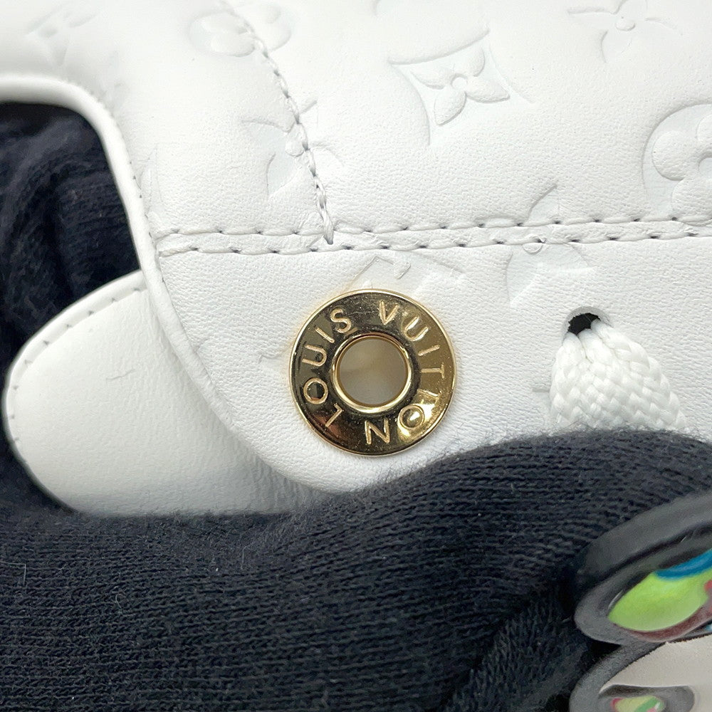LOUIS VUITTON LV × TM Time Out Sneakers White1AGZGR Calf Leather Size 37