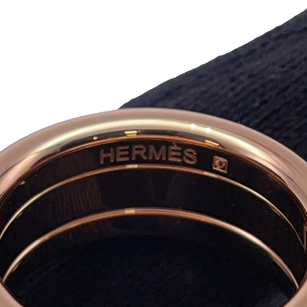 HERMES Uni Ring Size MM/T55 Marong rasse Enamel Metal