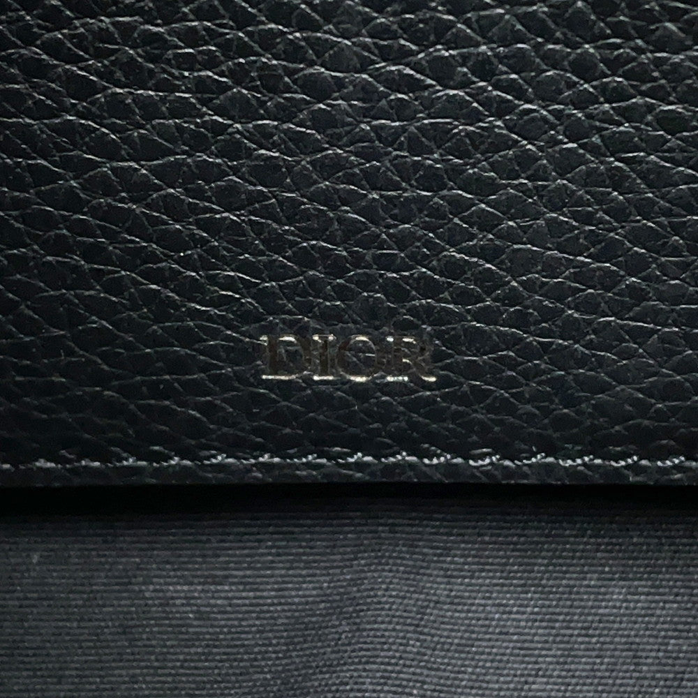 Dior Oblique Safari Shoulder Bag Black2ESWS011YKY Jacquard Leather Size Mini