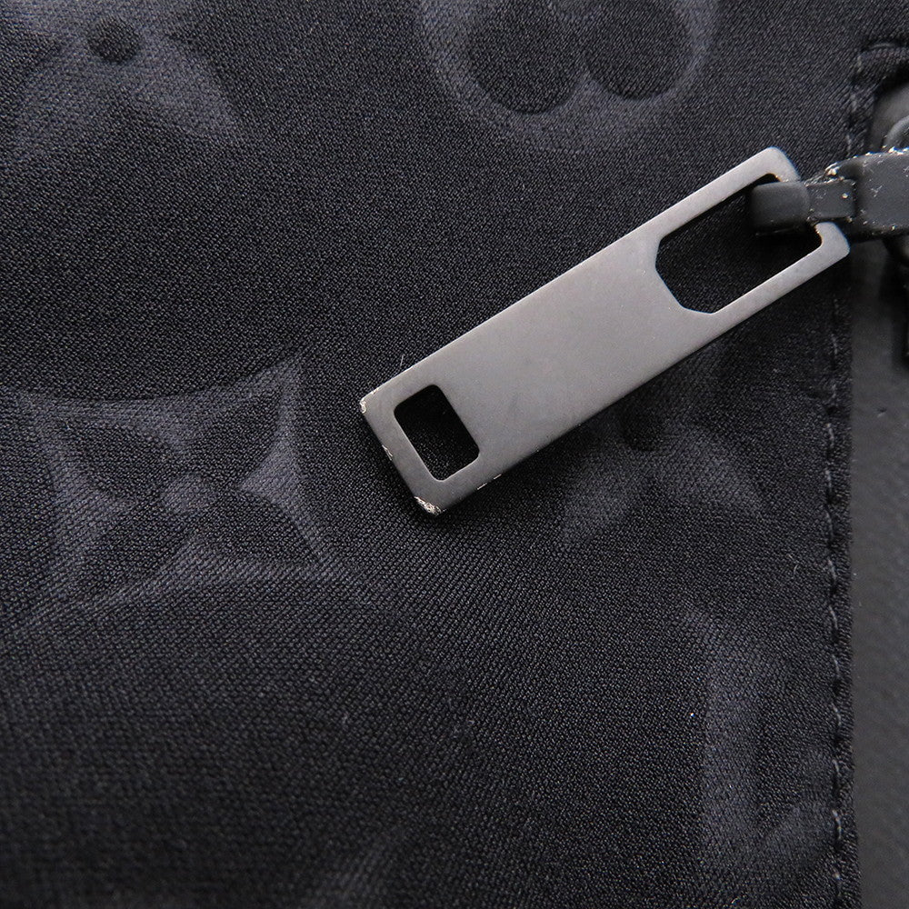 LOUIS VUITTON Embossed Monogram Zip-Up Jacket Size 36 Black1A9EPZ Nylon72% Polyurethane28%