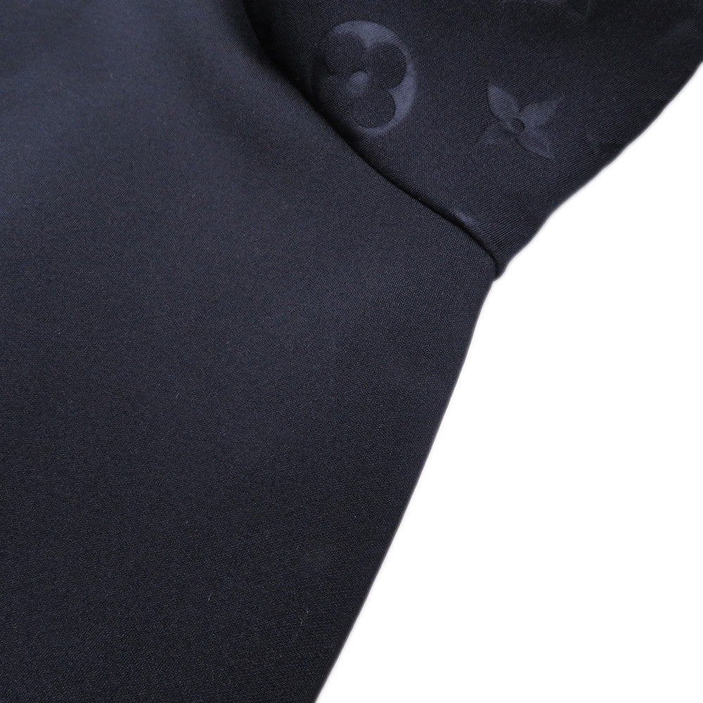 LOUIS VUITTON Embossed Monogram Zip-Up Jacket Size 36 Black1A9EPZ Nylon72% Polyurethane28%