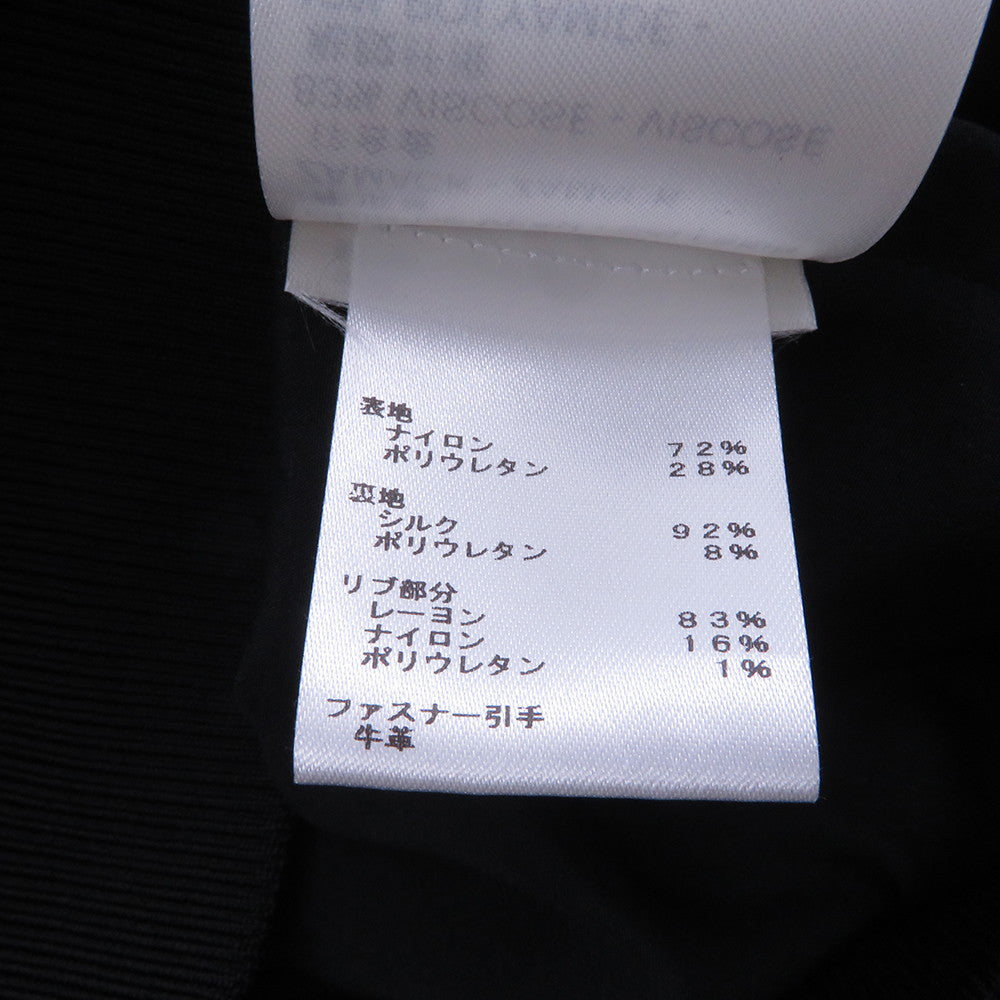 LOUIS VUITTON Embossed Monogram Zip-Up Jacket Size 36 Black1A9EPZ Nylon72% Polyurethane28%