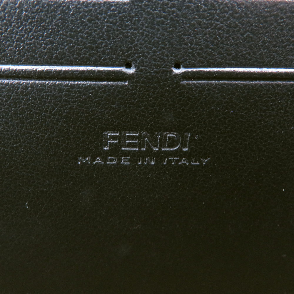 FENDI FENDIlicious Bucket Soft Trunk Zucca Pattern Brown/Black7VA565 Canvas Leather