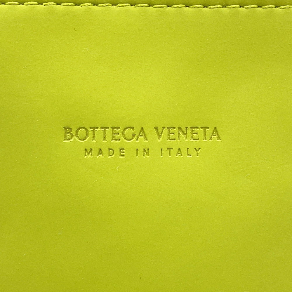 Bottega Veneta Point Top Handle Bag Green690634 Polyurethane Leather