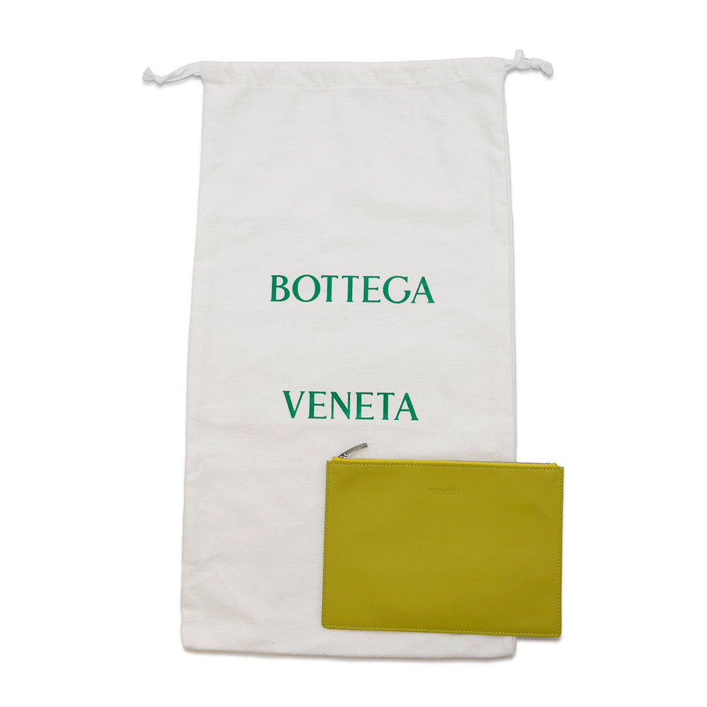 Bottega Veneta Point Top Handle Bag Green690634 Polyurethane Leather
