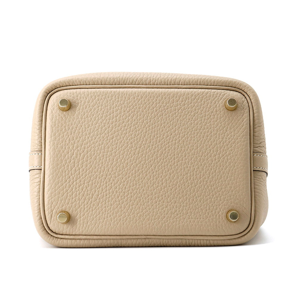 HERMES Picotin Lock Trench Taurillon Clemence Size PM