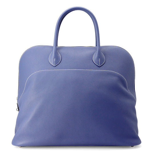 HERMES Bolide Relax Blue Brighton Taurillon Nobillo Size 45