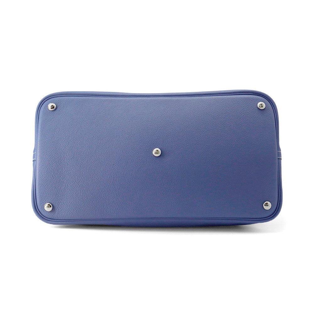 HERMES Bolide Relax Blue Brighton Taurillon Nobillo Size 45