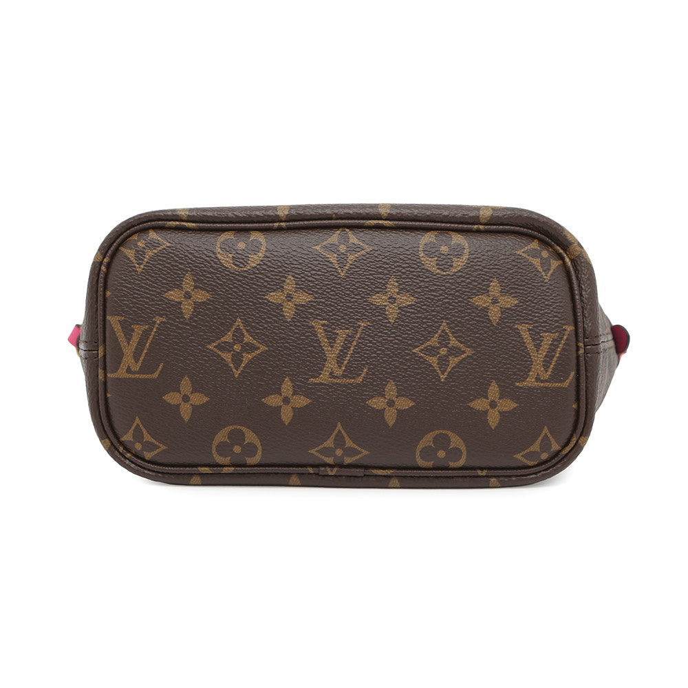 LOUIS VUITTON Neverfull Inside Out Rose Buffalo Pondichery Leather/BrownM12106 Monogram Size BB