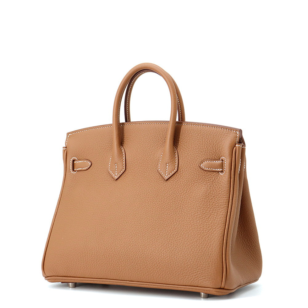 HERMES Birkin Gold Togo Leather Size 25