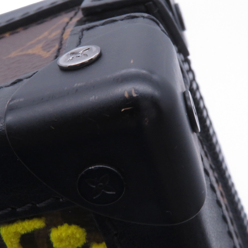 LOUIS VUITTON Vertical・Soft Trunk Brown/YellowM45079 Monogram / Toughtage