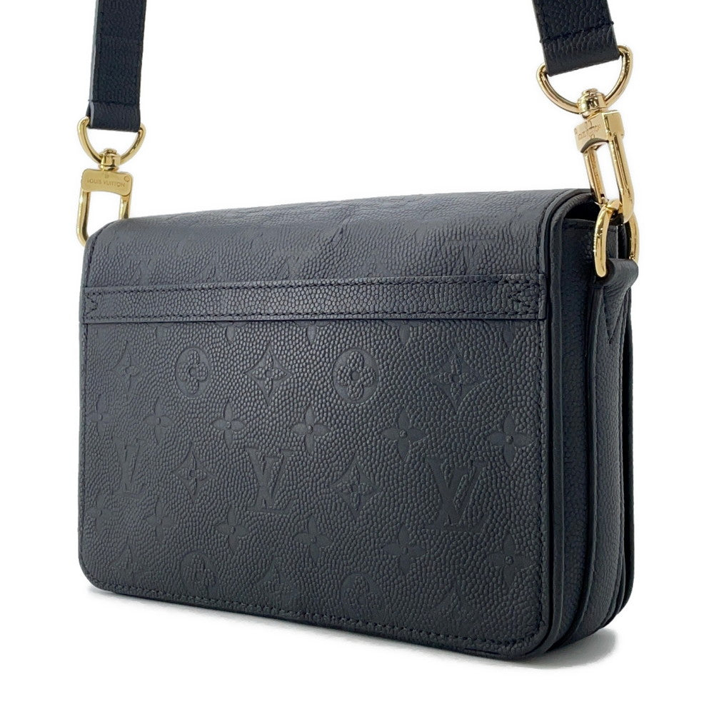 LOUIS VUITTON Studio messenger NoirM58498 Monogram Empreinte Leather CowhideLeather NBACollaboration