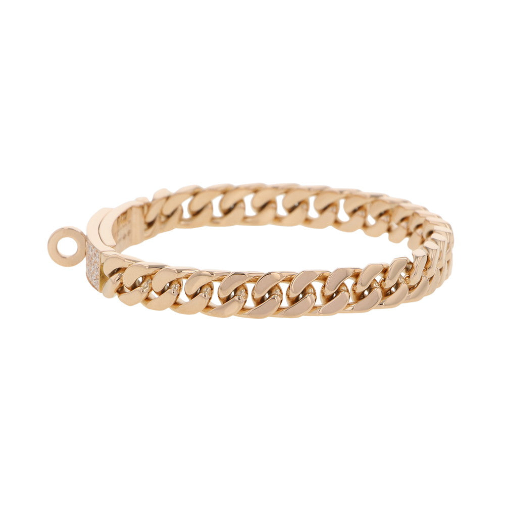 HERMES Kelly Gourmet Bracelet Size TPM/SHH120434B 00SH 18K Pink Gold