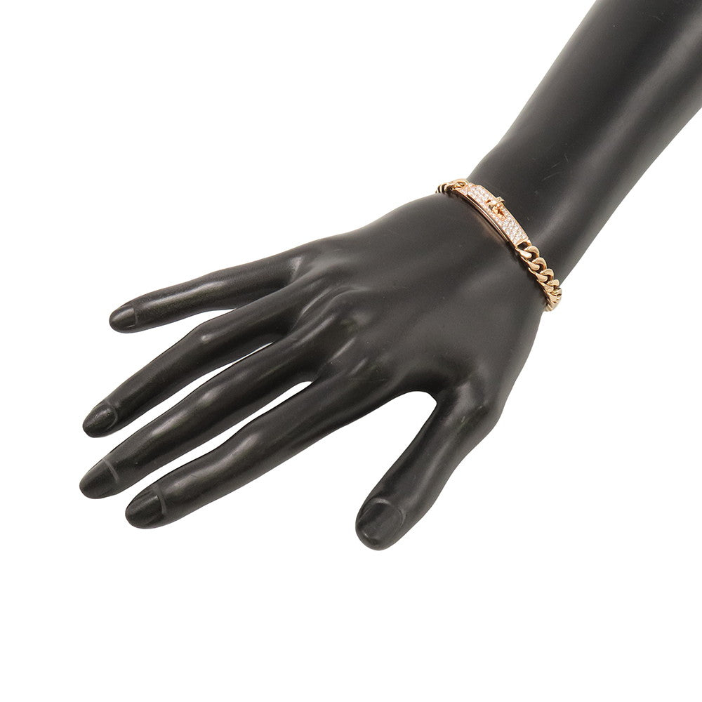 HERMES Kelly Gourmet Bracelet Size TPM/SHH120434B 00SH 18K Pink Gold
