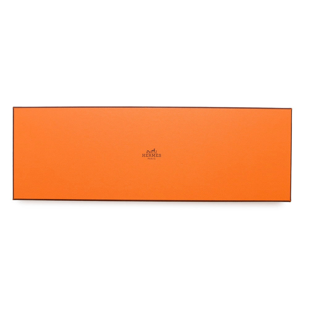 HERMES Tie HOblique Ciel Silk100%