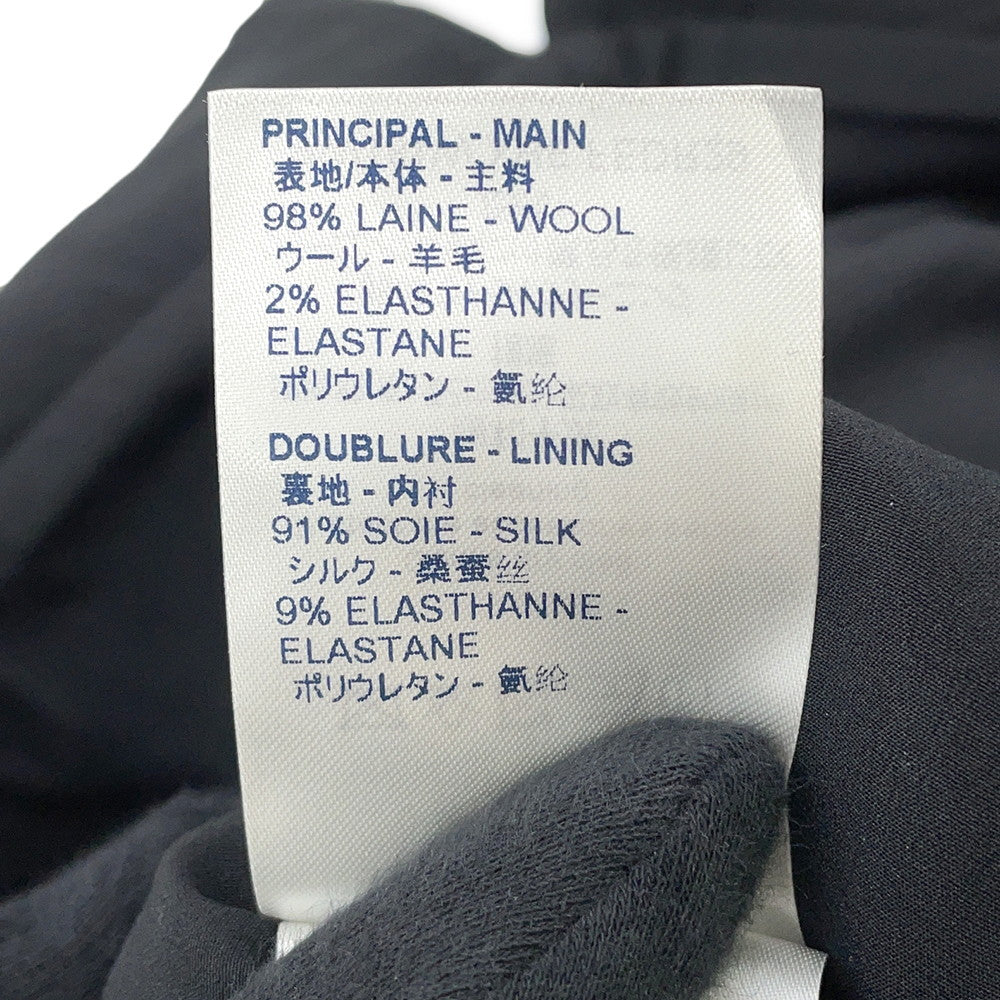 LOUIS VUITTON Frill dress Size 38 Black Wool 98% Polyurethane2%