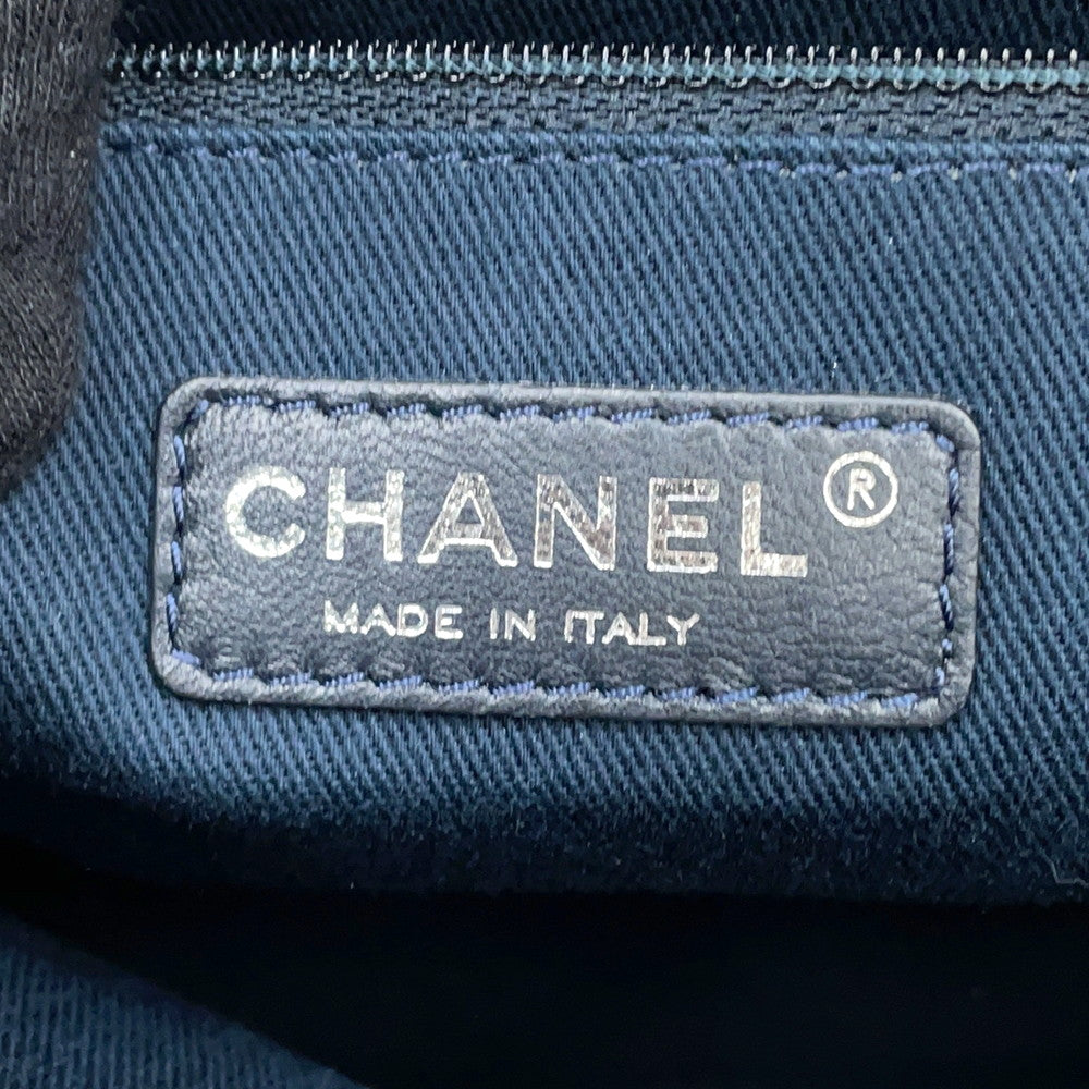 CHANEL CC Logo 2WAY Shopping in Denim NavyA92240 Denim