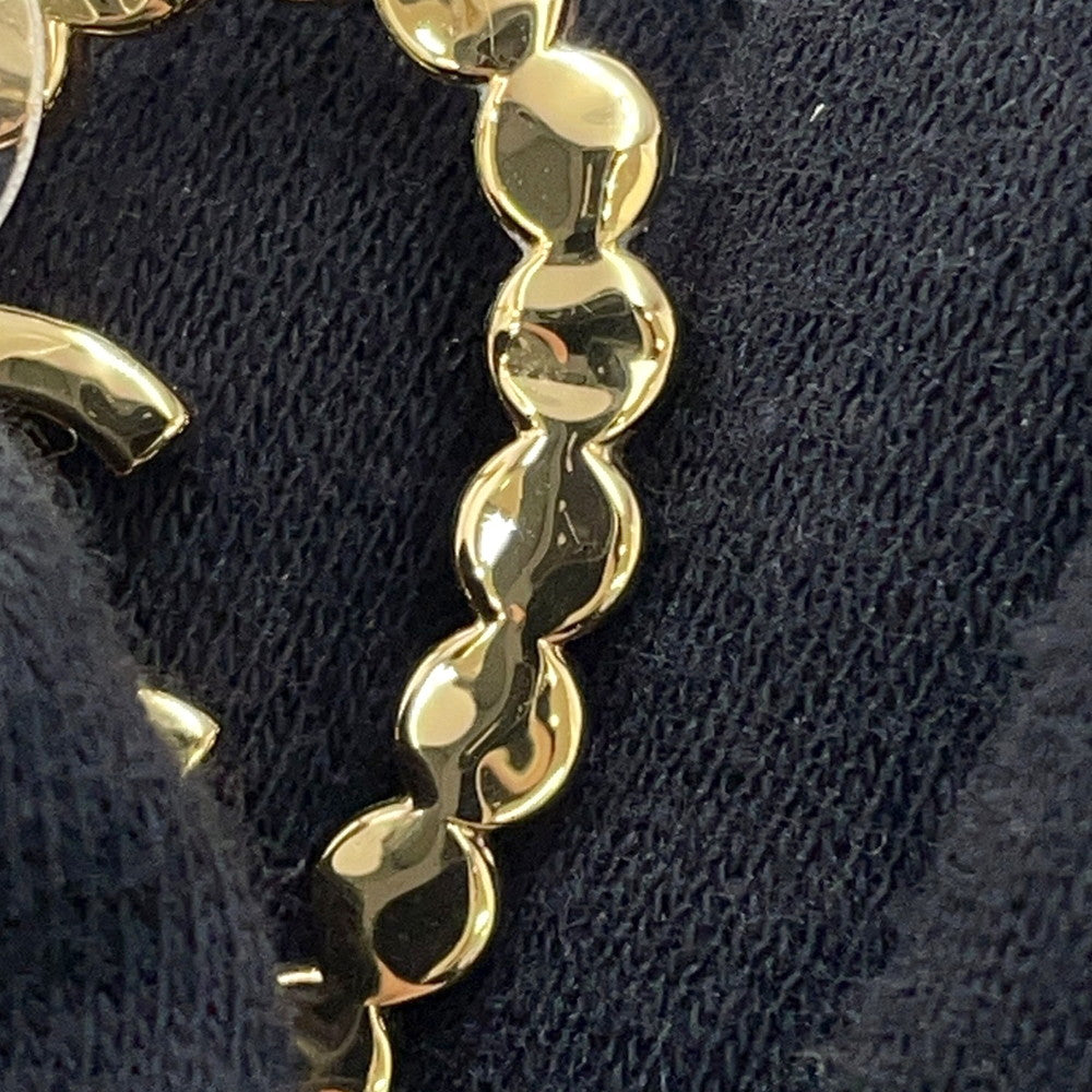 CHANEL Heart motif EarringsAB9926 Metal strass