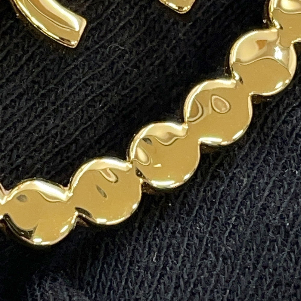 CHANEL Heart motif EarringsAB9926 Metal strass
